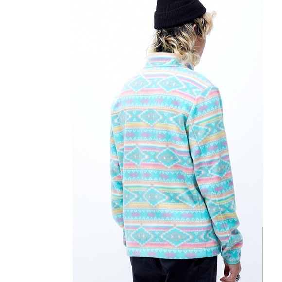 Chubbies Recycled Flame Commander 1/4 Zip Sweatshirt Size Large - Picture 3 of 14